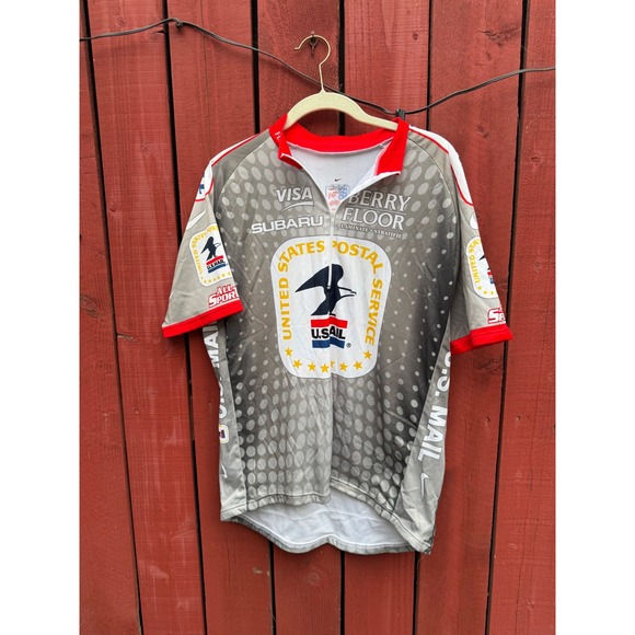 Nike Other - Nike USPS U.S. Postal Service Cycling Jersey Men's XL Trek Subaru Made Italy